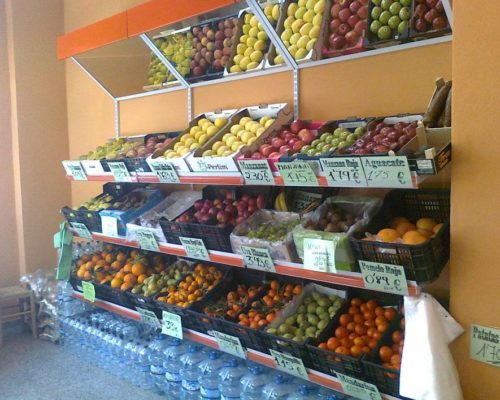 estanterias fruterias