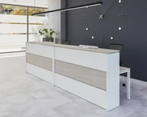 Mostrador MERKA-Blanco-Madera