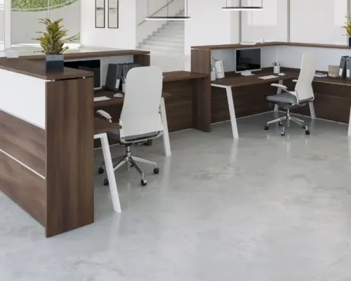 Mostrador-Merka-Blanco-Madera-oscura-Interior